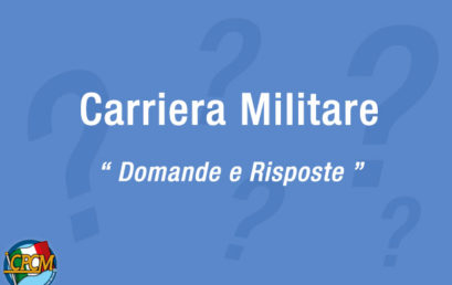 Carriera militare: domande e risposte